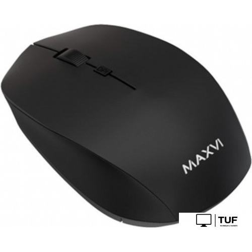 Мышь Maxvi MWS-03 (черный)