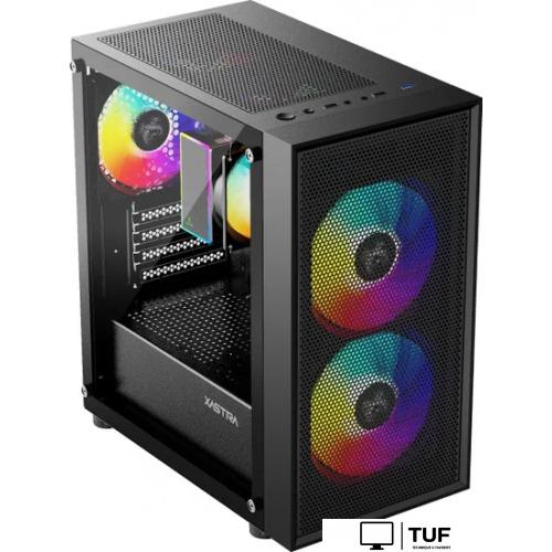 Корпус XASTRA A305M 3FRGB (черный)