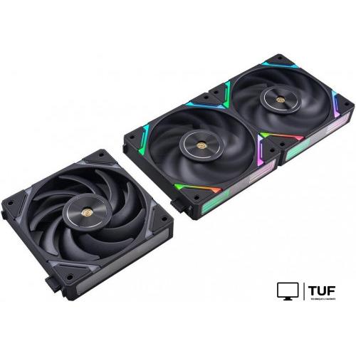 Комплект вентиляторов для корпуса 1stPlayer XF7 ARGB (3 шт, черный)