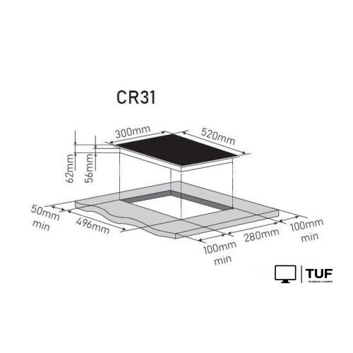 Варочная панель ZorG CR31 black