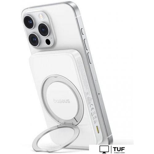 Внешний аккумулятор Baseus PicoGo Qi2 Magnetic Power Bank 5000mAh 20W (белый)