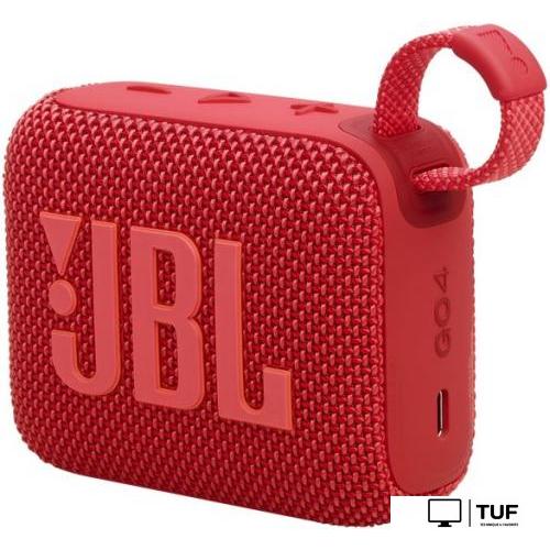 Беспроводная колонка JBL Go 4 (красный)