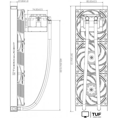 Система жидкостного охлаждения для процессора Thermalright Mjolnir Vision 360 UB PRO ARGB (белый)