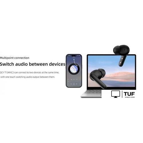 Наушники QCY T13 ANC 2 (белый)