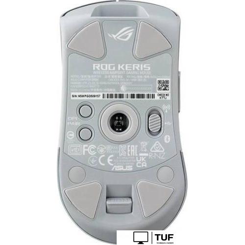 Игровая мышь ASUS ROG Keris Wireless AimPoint Moonlight White