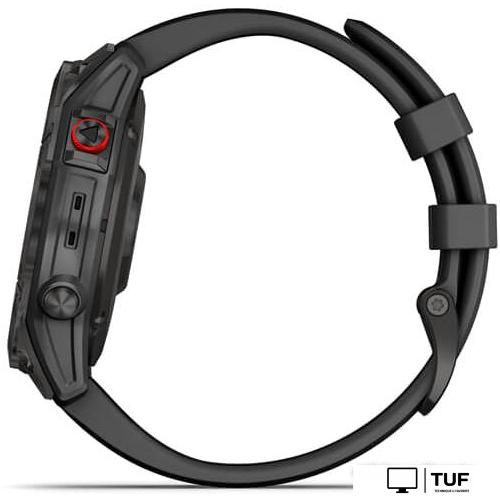 Умные часы Garmin Epix Sapphire Gen 2 (черный титан/черный)