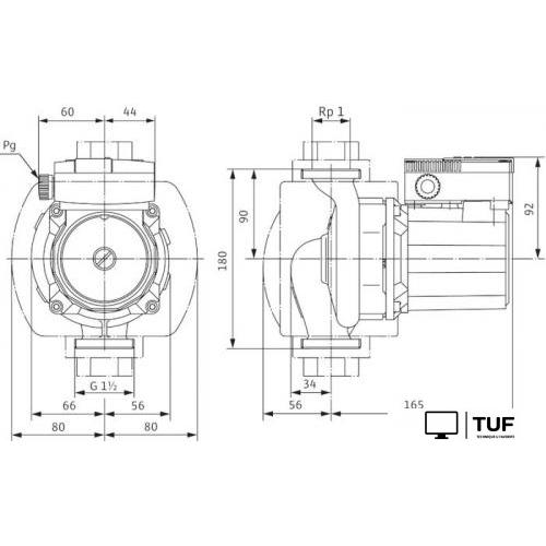 Циркуляционный насос Wilo TOP-S 25/7 (1~230 V, PN 10)