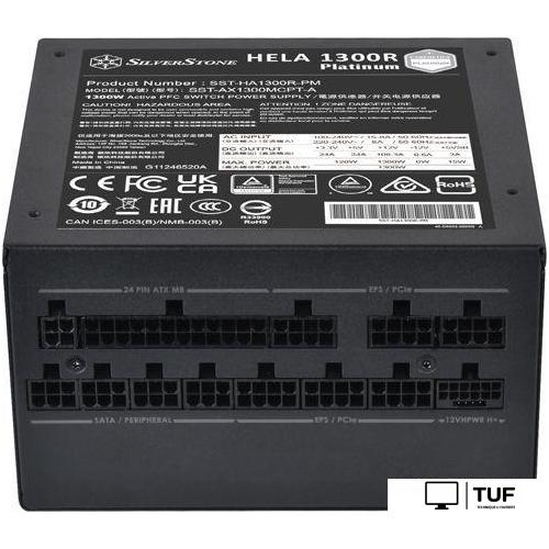 Блок питания SilverStone HELA 1300R Cybenetics Platinum SST-HA1300R-PM