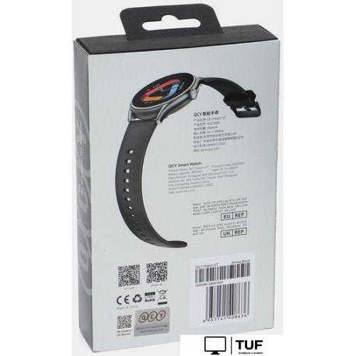 Умные часы QCY Watch GT (серый/черный)