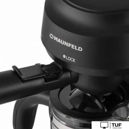 Рожковая кофеварка MAUNFELD MF-733BK