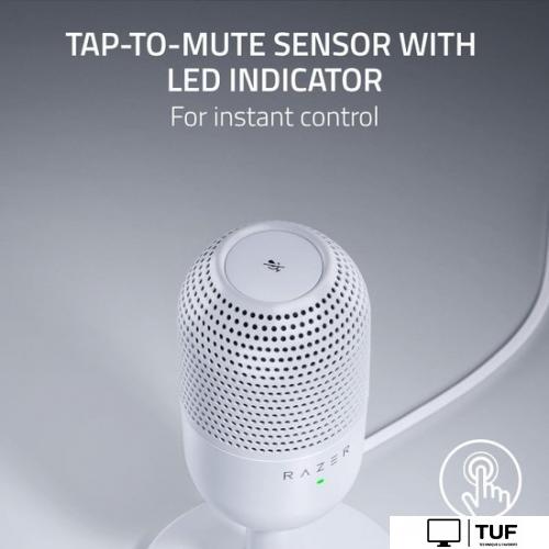 Проводной микрофон Razer Seiren V3 Mini Mercury White