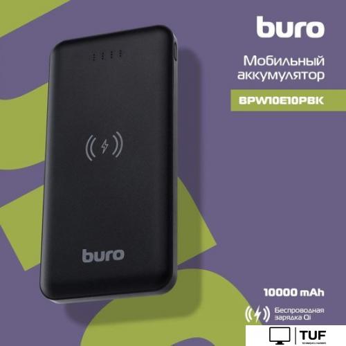 Внешний аккумулятор Buro BPW10E 10000mAh (черный)