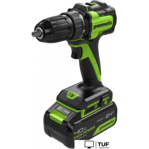 Дрель-шуруповерт Greenworks DD345 3708307CUB (с 1-им АКБ)