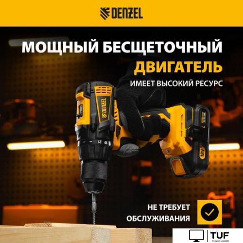 Дрель-шуруповерт Denzel BLDL-IB-18-0 26122 (без АКБ)