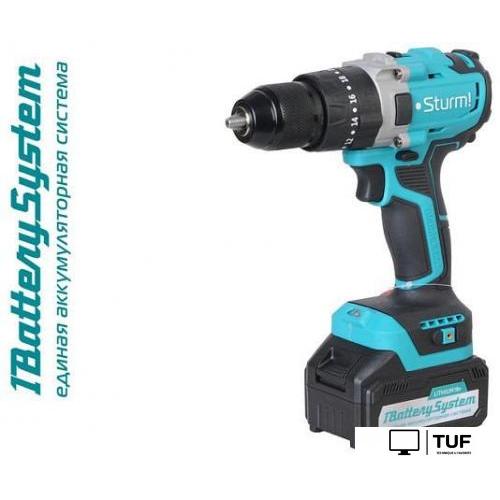 Ударная дрель-шуруповерт Sturm CD2080I (с 2-мя АКБ, кейс)