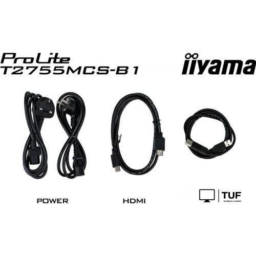 Портативный монитор Iiyama ProLite T2755MSC-B1