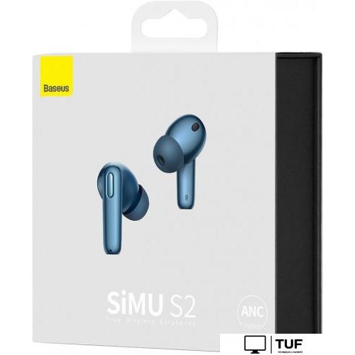Наушники Baseus Simu S2 (синий)