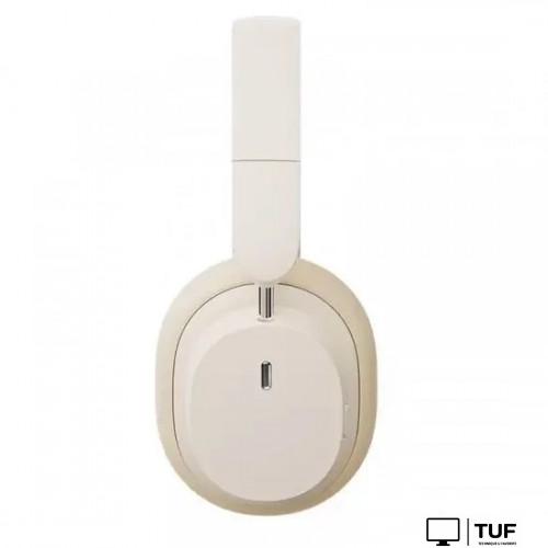 Наушники Baseus Bowie D05 (белый/бежевый)