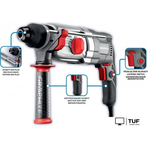 Перфоратор GRAPHITE 58G539 (кейс)