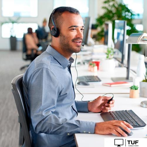 Офисная гарнитура Logitech PC Headset 960 USB