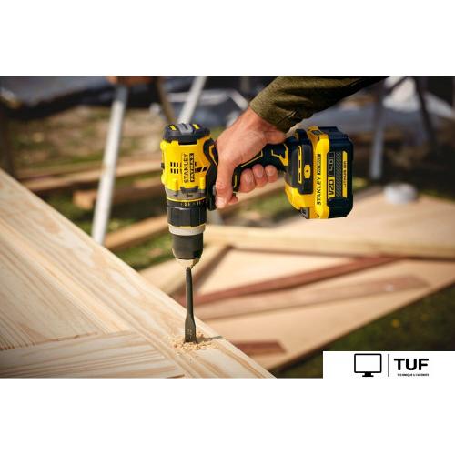 Ударная дрель-шуруповерт Stanley SFMCD721M2K (с 2-мя АКБ, кейс)