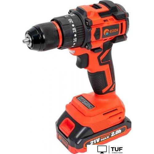 Ударная дрель-шуруповерт Edon UAD-21PBL (с 2-мя АКБ, кейс)