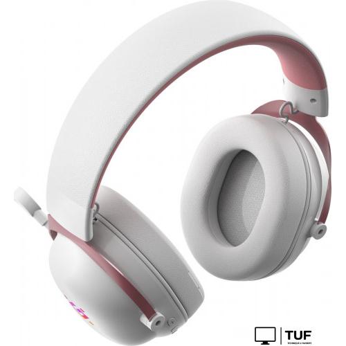 Наушники Defender Sabotauge (белый/розовый)