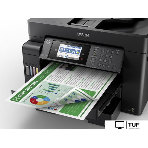 МФУ Epson L15150 (ресурс стартовых контейнеров 6500/5200, контейнер 112)