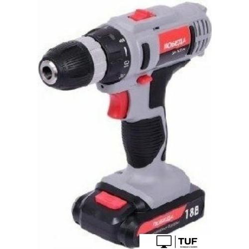 Дрель-шуруповерт Победа ДА-18/2 ЛИ 180201636 (с 2-мя АКБ, кейс)