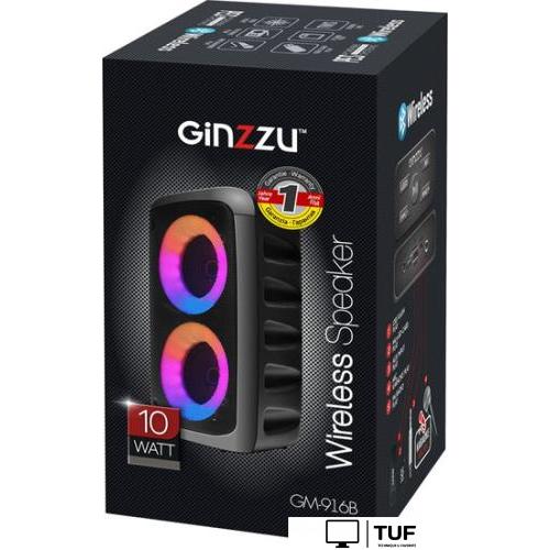 Беспроводная колонка Ginzzu GM-916B