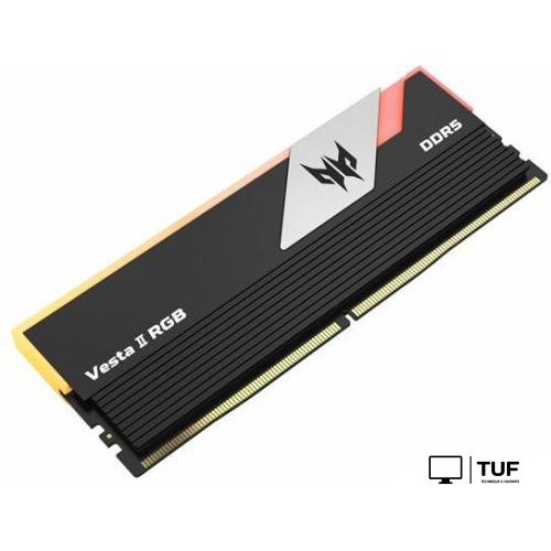 Оперативная память Acer Predator Vesta II RGB 2x32ГБ DDR5 6000 МГц BL.9BWWR.381
