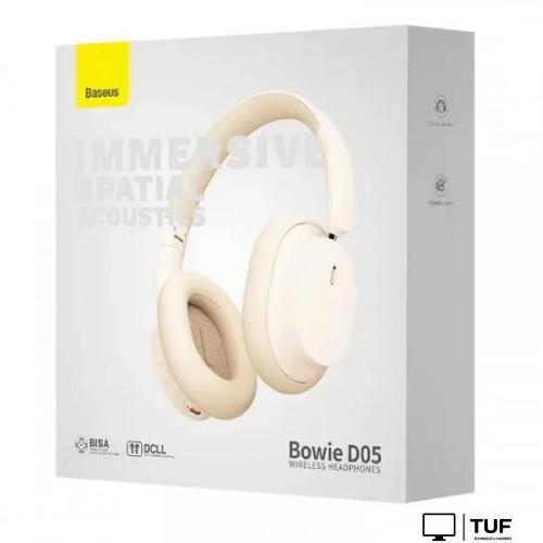 Наушники Baseus Bowie D05 (белый/бежевый)