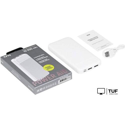 Внешний аккумулятор TFN PowerAid 10000mAh (белый)