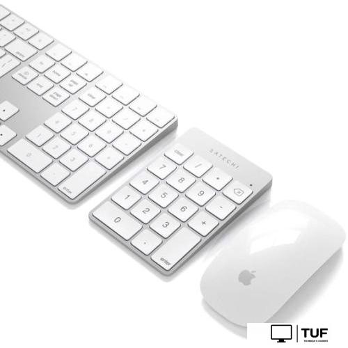 Цифровой блок Satechi Aluminum Slim Rechargeable Bluetooth Keypad (серебристый)