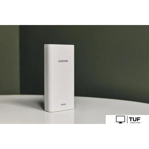 Внешний аккумулятор Canyon PB-2001 20000mAh (белый)