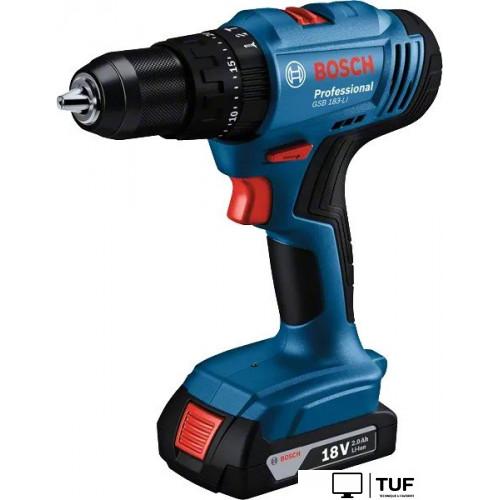 Ударная дрель-шуруповерт Bosch GSB 183-LI Professional 06019K9100 (с 2-мя АКБ, кейс)