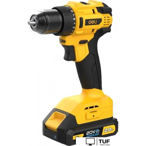 Дрель-шуруповерт Deli EDC120 (с 2-мя АКБ)