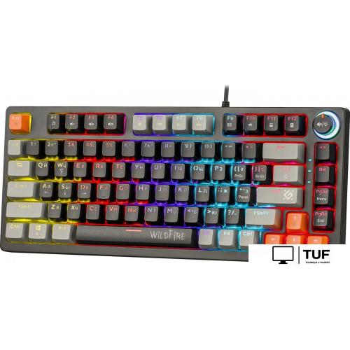 Клавиатура Defender Wildfire GK-213 (черный/серый)