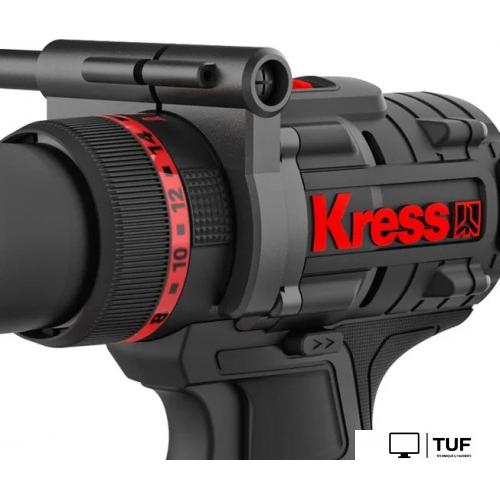Ударная дрель-шуруповерт Kress KUC35 (с 2-мя АКБ, кейс)