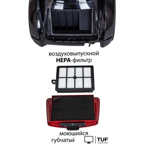 Пылесос Pioneer VC355C (черный/красный)