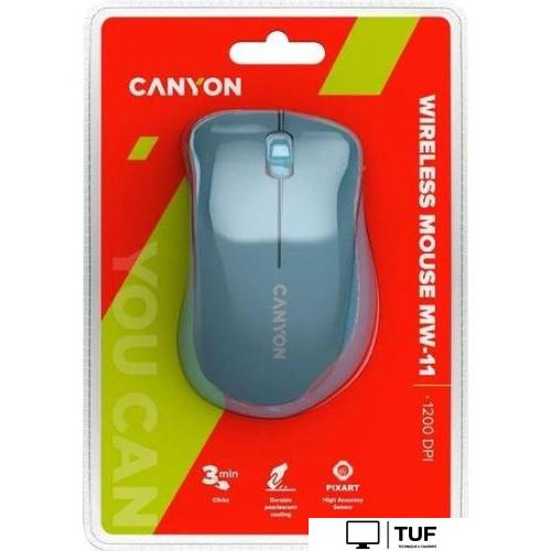 Мышь Canyon MW-11 (голубой)