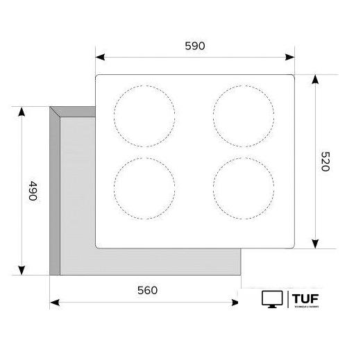 Варочная панель Akpo PIA 60 940 14CC BL