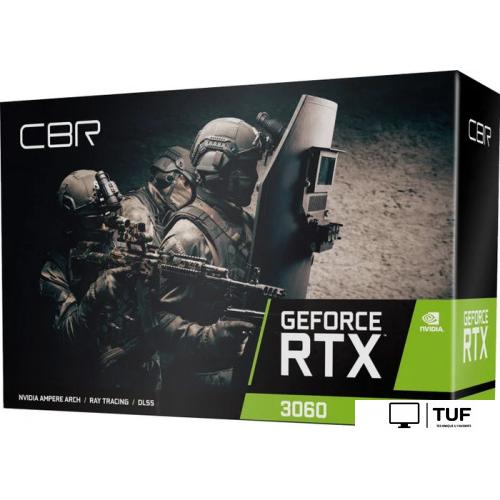 Видеокарта CBR GeForce RTX 3060 12GB GDDR6 VGA-MSRTX3060-12G-RTL