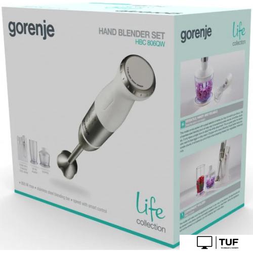 Погружной блендер Gorenje HBC806QW