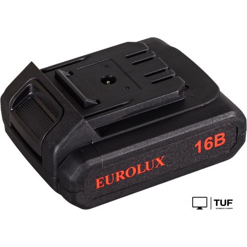 Дрель-шуруповерт Eurolux ДА-16/2Li 72/14/51 (с 2-мя АКБ, кейс)