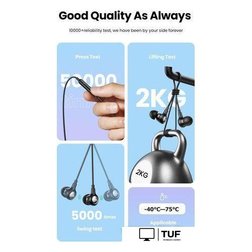 Наушники Ugreen EP103 3.5 мм