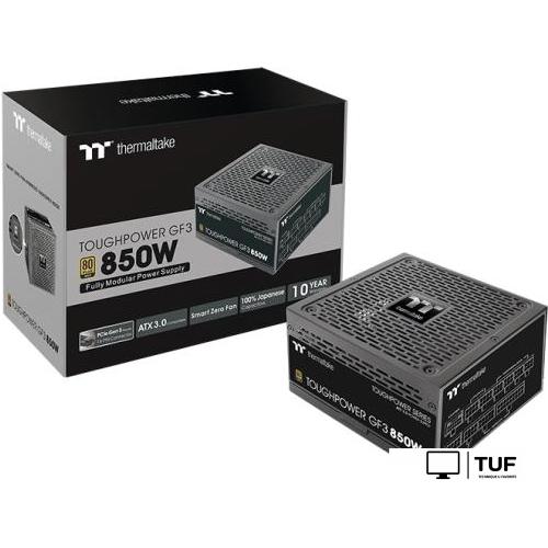 Блок питания Thermaltake Toughpower GF3 850W Gold - TT Premium Edition PS-TPD-0850FNFAGE-4