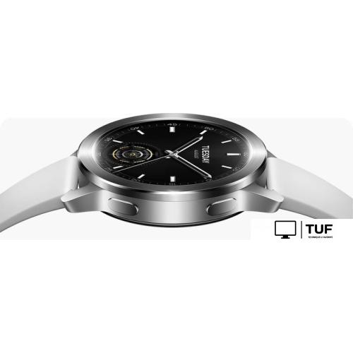 Умные часы Xiaomi Watch S3 M2323W1 (серебристый/серый, международная версия)