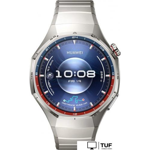 Умные часы Huawei Watch GT 6 Pro 46 мм (серебристый, с серебристым браслетом, международная версия)
