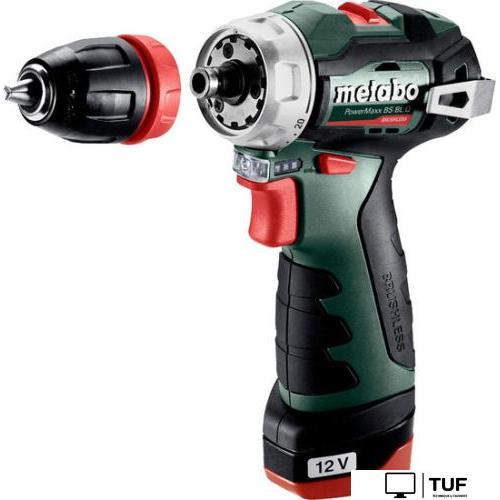 Дрель-шуруповерт Metabo PowerMaxx BS BL Q T03490БП (с 2-мя АКБ, кейс)
